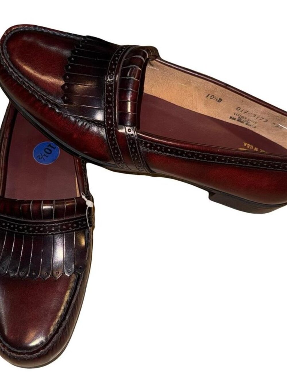 Vintage 90s G.H. Bass Penny Loafers with fringe